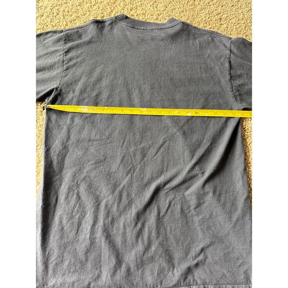 Vintage New York City Statue of Liberty Iridescent Print M Black T-shirt - Picture 5 of 6